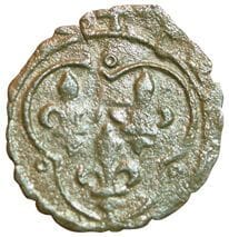 Louis XI. Double Tournois. Bordeaux. Ciani...