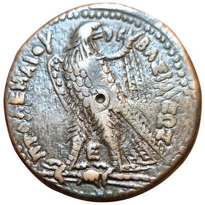 Ptolemy IV Philopator. Tetrobole (AE). Alexandria....