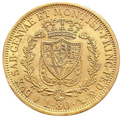 Italy. Piemont-Sardinia. Charles Félix. 80...