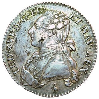 Louis XVI. 1774-1791. Cinquième d'écu aux...