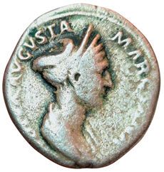 Marciane (Trajan's sister). Posthumous denarius....