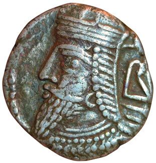 Vologese VI. Tetradrachme. Seleucie du Tigre....