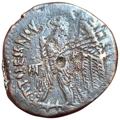 Lot of 2 coins:
Ptolemy VI Philometor. Tetrobole...