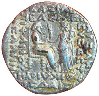 Phraates IV. Tetradrachme. Tiger Beetle....