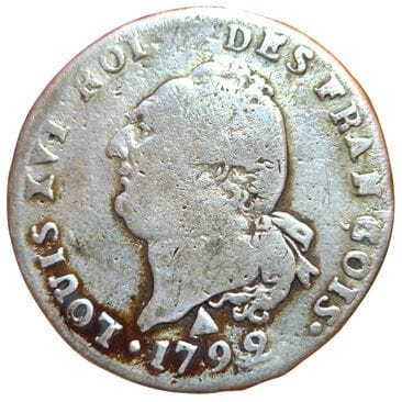 Constitution. 30 sols au Génie. 1792 R. Variété...