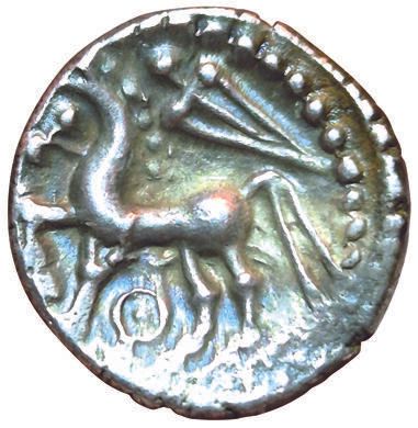 Bituriges Cubes. 1st century B.C. Denarius...