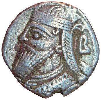 Vologese IV. 147-191. Tetradrachme. Seleucie...