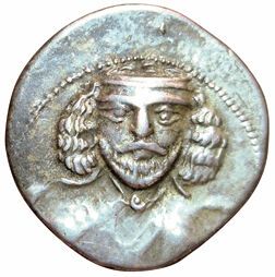 Phraates III. 70-57 B.C. Drachma. Rhagai....