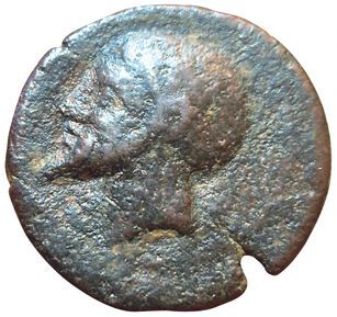 Masaesyles. Syphax. 213-202 B.C. ½ Bronze...