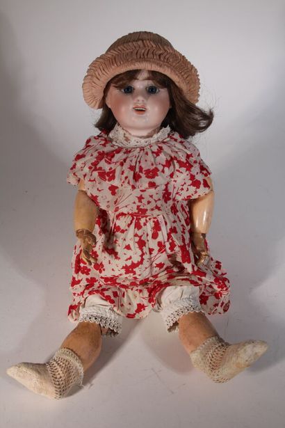 French Etienne Denamur doll. Bisque head...