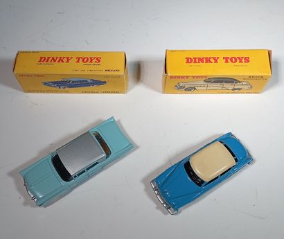 DINKY TOYS. Reunion of 2 vehicles with boxes....