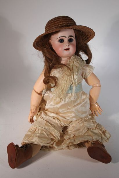 RABERY DELPHIEU doll. Bisque head with open...