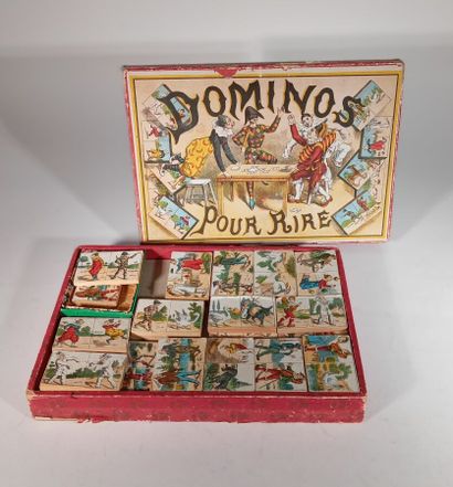 Jeu DOMINO POUR RIRE avec les celebres personnages...