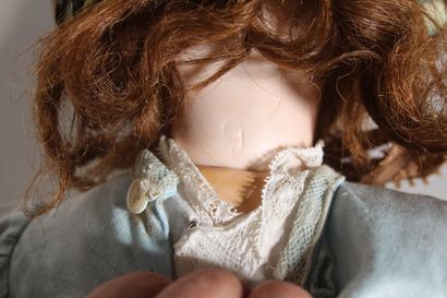 French JUMEAU doll, size 9. Bisque head,...