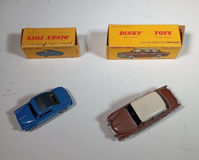 DINKY TOYS. Reunion of 2 vehicles with boxes....