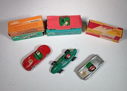 SOLIDO. Reunion of 4 cars with boxes. Porsche...