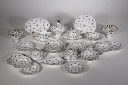 Dinette en porcelaine de paris. Partie de...