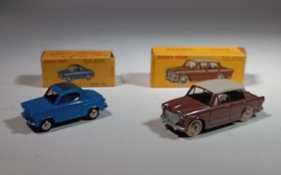 DINKY TOYS. Reunion of 2 vehicles with boxes....