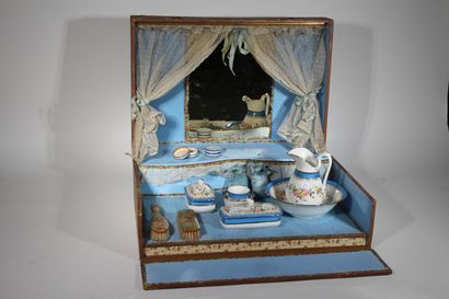 Coffret formant coiffeuse qui comporte un...