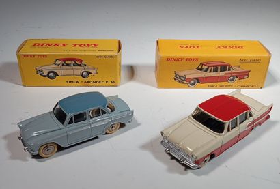 DINKY TOYS. Reunion of 2 vehicles with boxes....