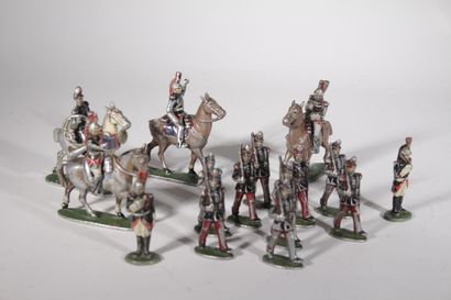 Quiralu. Reunion de personnages et chevaux...
