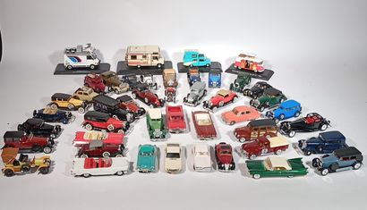Lot de voitures miniature,camping cars,Voitures...