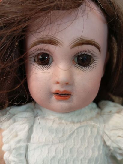 French SFBJ Jumeau doll, size 2. Bisque head...