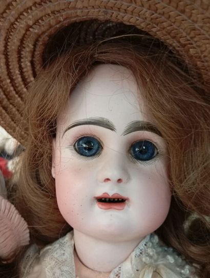 RABERY DELPHIEU doll. Bisque head with open...