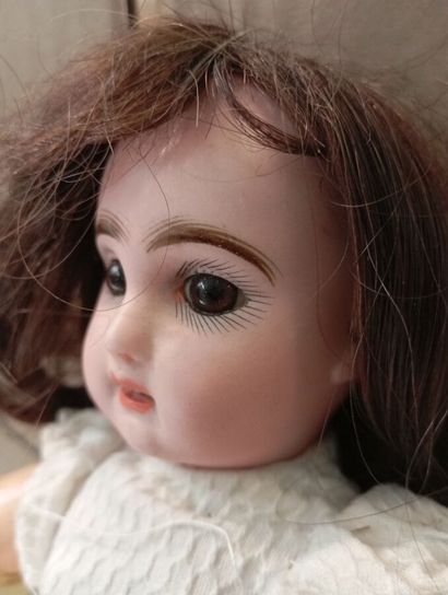 French SFBJ Jumeau doll, size 2. Bisque head...