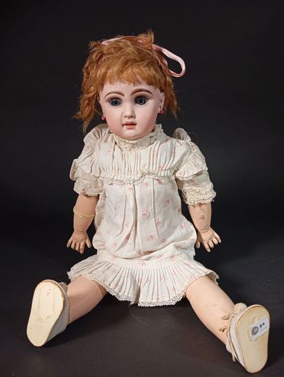 French JUMEAU doll, size 8. Open-mouthed...