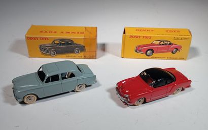 DINKY TOYS. Reunion of 2 vehicles with boxes....