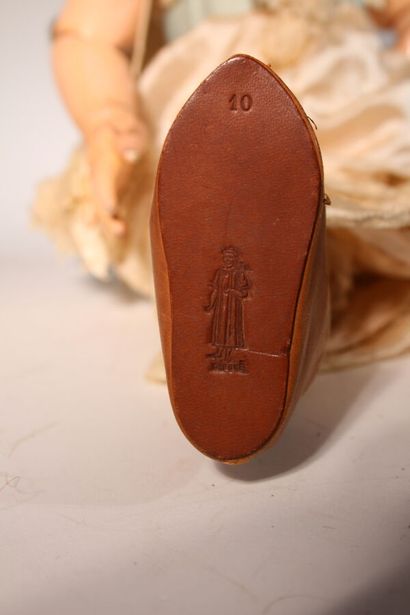 RABERY DELPHIEU doll. Bisque head with open...