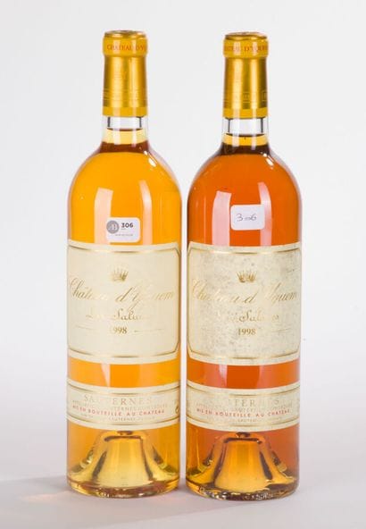 Sauternes CHÂTEAU D'YQUEM
2 BO, 1998, Bl...