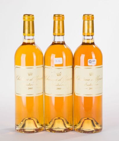 Sauternes CHÂTEAU D'YQUEM
3 BO, 2005, Bl...