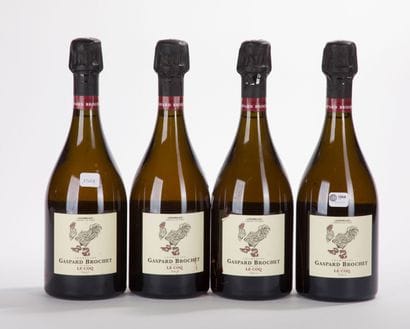 GASPARD BROCHET LE COQ Champagne
4 bottles,...