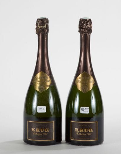 KRUG BRUT Champagne
2 bottles, 1988, Whi...