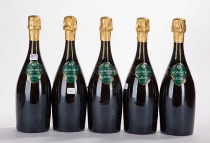 GOSSET MILLESIME BRUT Champagne
5 bottles,...