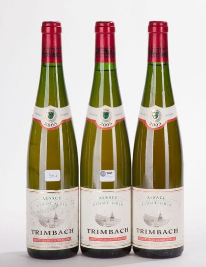Alsace SGN TRIMBACH PINOT GRIS
3 BO, 2005,...