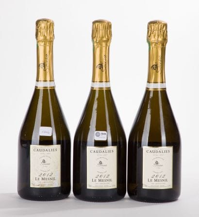 DE SOUSA CAUDALIE LE MESNIL Champagne
3 bottles,...