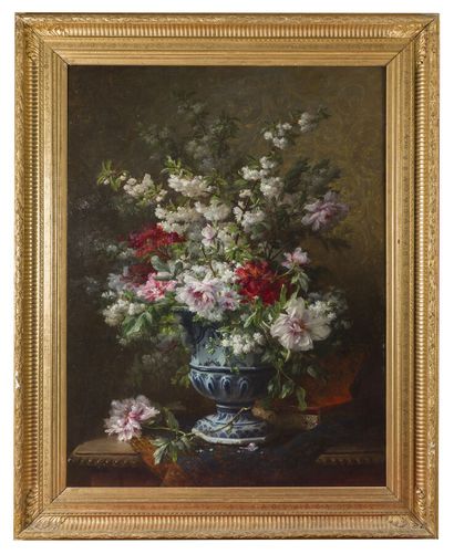 Eugène PETIT (1839-1886)
Pivoines dans un...