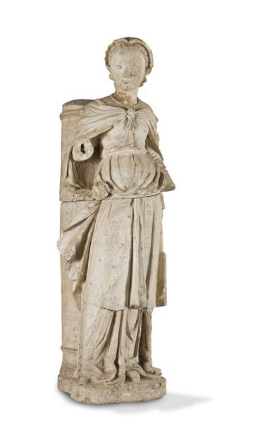 GRANDE FIGURE EN TERRE-CUITE
représentant...