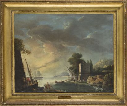ÉCOLE FRANCAISE DU XVIIIe SIÈCLE, Entourage...