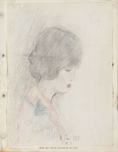 Marie LAURENCIN (1883-1956)
Nina, 1923
Dessin...