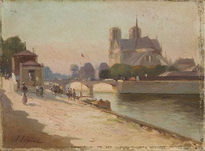 Stanislas LEPINE (1832-1892)
Le chevet de...