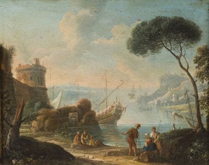 ÉCOLE ROMAINE DU XVIIIe, Entourage de Paolo...