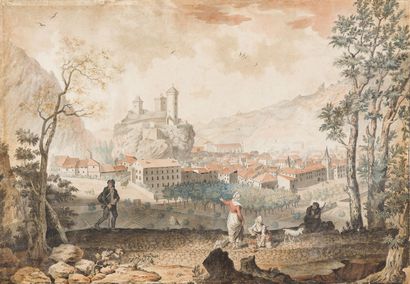 ATTRIBUÉ À Johann Karl MULLENER (1768-1832)
Vue...