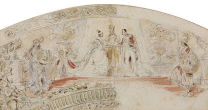Théophile FRAGONARD (1806-1876)
Mariage royal
Aquarelle...