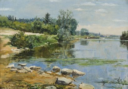 Louis Aston KNIGHT (1873-1948)
« Paysage...