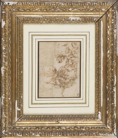 ÉCOLE ITALIENNE VERS 1600
Figure allégorique
Plume...