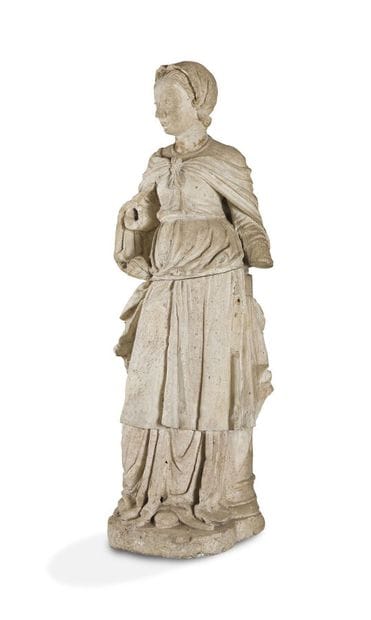 GRANDE FIGURE EN TERRE-CUITE
représentant...